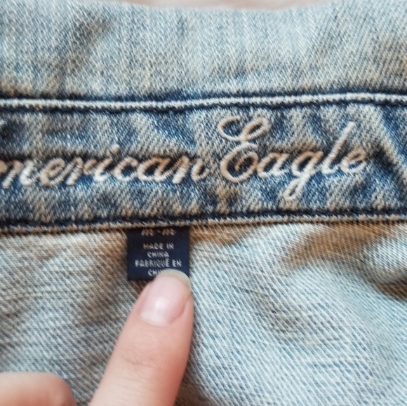 American Eagle Denim Vest size M - Picture 2 of 3